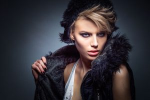 fashion woman model portrait